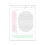 ICONIC Basic Cornell spiral bound lined and grid notebook