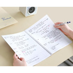 Usage example - ICONIC Basic Cornell spiral bound lined and grid notebook