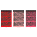 Alphabet Set - Wanna This Blackline Alphabet And Number Sticker Set