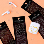 Wanna This Twinkle Line Gold And Silver Sticker