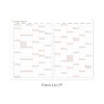 Yearly checklist - Ardium 2021 dated monthly planner scheduler