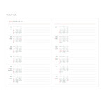 Yearly plan - Indigo 2021 Prism dated monthly planner notebook