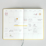 Monthly plan - Indigo 2021 Prism dated monthly planner notebook