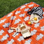 Usage example - ROMANE Cute Water-resistant picnic mat with bag