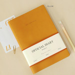 Yellow - Indigo 2021 Official dated weekly diary planner 