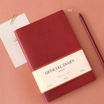 Red - Indigo 2021 Official dated weekly diary planner 