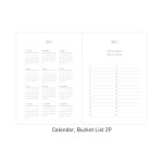 Calendar & bucket list - Ardium 2021 Today's memory dated weekly diary planner