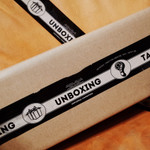 Black Color Tape - UNIVERSAL CONDITION Unboxing packing tape