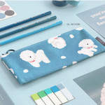 02. Bichon - ICONIC Comely flat zipper pencil case