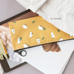 06. Quokka - ICONIC Comely flat zipper pencil case