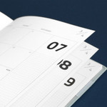 Detail of Iconic 2021 Simple large dated monthly planner