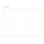 Yearly plan - Dash And Dot 2021 Mongle Mongle dated weekly diary planner