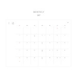 Monthly plan - Dash And Dot 2021 Moon large dated weekly diary planner