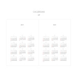 Calendar - Dash And Dot 2021 Moon large dated weekly diary planner