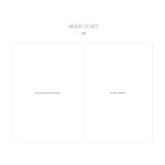 Moon story - Dash And Dot 2021 Moon large dated weekly diary planner  