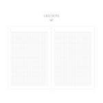 Grid note - Dash And Dot 2021 Moon large dated weekly diary planner