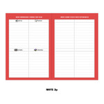 Note - Ardium 2021 Color point dated weekly diary planner