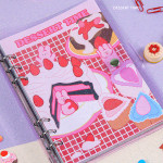 Dessert Time - DESIGN GOMGOM Reeli A5 6-ring dateless weekly planner