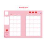 Monthly plan - DESIGN GOMGOM Reeli A5 6-ring dateless weekly planner