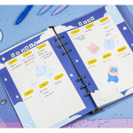 Yearly plan - DESIGN GOMGOM Reeli A5 6-ring dateless weekly planner