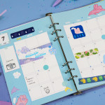 Monthly plan - DESIGN GOMGOM Reeli A5 6-ring dateless weekly planner