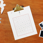 Usage example - 2NUL 2021 You and Me monthly wall calendar