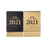 2young 2021 Kraft monthly desk calendar