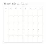 Monthly plan - Eedendesign 2021 Simple dated weekly diary planner