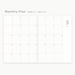 Monthly plan - Eedendesign 2021 Hello month B5 dated monthly planner