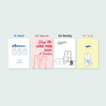 Option - DESIGN GOMGOM Leeli hardcover 6-ring dateless weekly diary