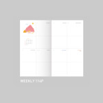Weekly plan - After The Rain 2021 Twinkle cloud story dated weekly diary