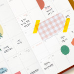 Monthly plan - After The Rain 2021 Twinkle cloud story dated weekly diary