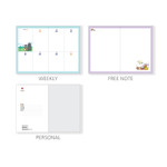 Planner sections - GMZ 2021 My record of a warm day dated weekly diary