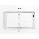 Intro - 2NUL Cherry pick wide A6 zipper 6-ring undated weekly diary