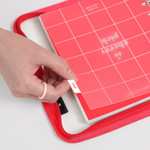 PP index - 2NUL Cherry pick wide A6 zipper 6-ring undated weekly diary