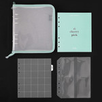2NUL Cherry pick wide A6 zipper 6-ring undated weekly diary