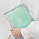 2NUL Cherry pick wide A6 zipper 6-ring undated weekly diary