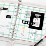 Free note - 2NUL Cherry pick wide A6 zipper 6-ring undated weekly diary