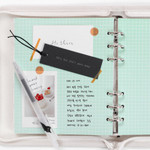 Free note - 2NUL Cherry pick wide A6 zipper 6-ring undated weekly diary