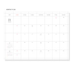 Monthly plan - Wanna This 2021 Delight log large dated monthly diary