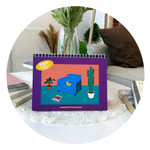 Design Comma-B 2021 Retro monthly standing desk scheduler