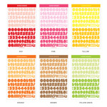 Number Set - Wanna This Ddung Phabet Bold Alphabet Number Sticker Set