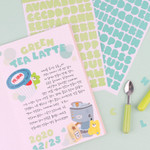 Alphabet Pastel Set - Wanna This Ddung Phabet Bold Alphabet Number Sticker Set