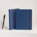 Evening Blue - Byfulldesign Making memory small and wide grid notebook