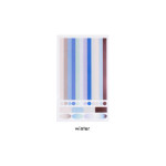 Winter - After The Rain Layer transparent sticker for diary