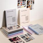 Ardium My own A5 plastic ring lined notebook with a sticker