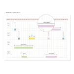 Monthly check - Ardium Slow and steady 4 months dateless study planner