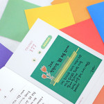 Usage example - Indigo Colorful decorative paper sticker pack 50 sheets