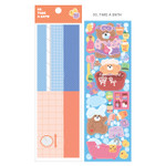 03 Take a Bath - Wanna This Today Monggeul bear removable sticker seal