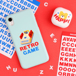 01 Basic Alphabet - Wanna This Square Alphabet Number Paper Sticker Set